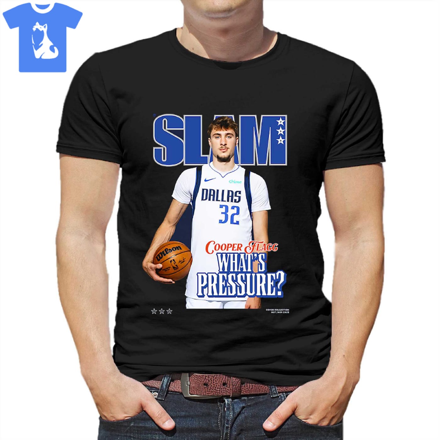 Cooper Flagg Dallas Mavericks Slam Cover T-shirt Sweatshirt Hoodie