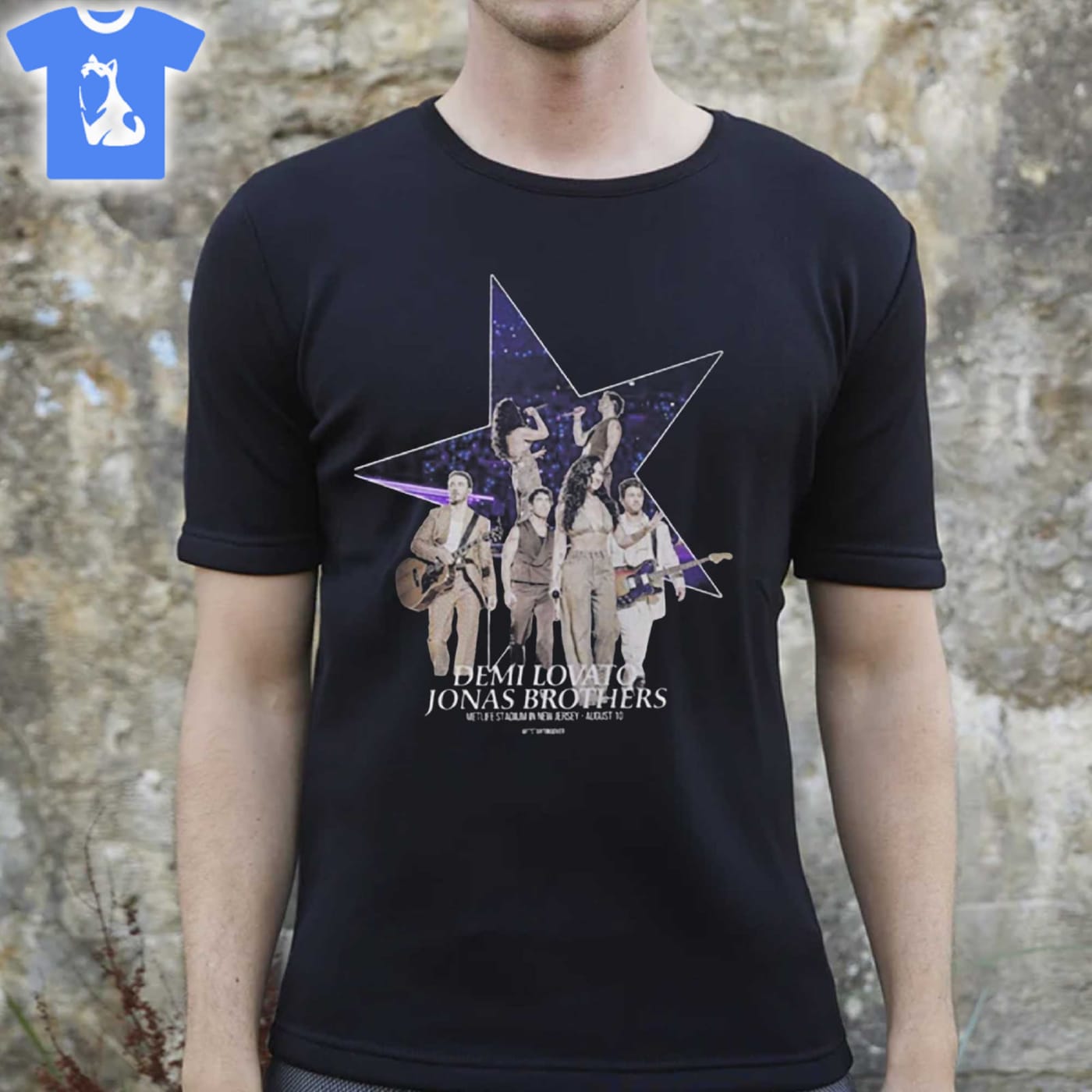 Demi Lovato Joe Jonas Metlife Stadium In New Jersey August 10 Shirt