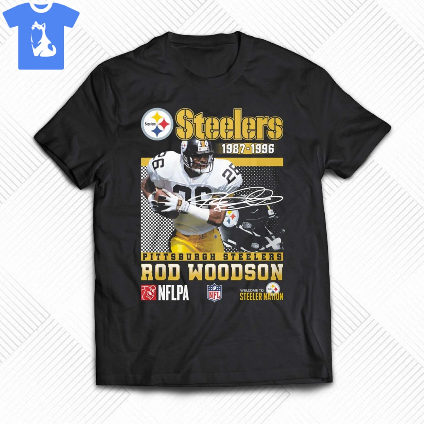 Steelers 1987-1996 Rob Woodson Shirt