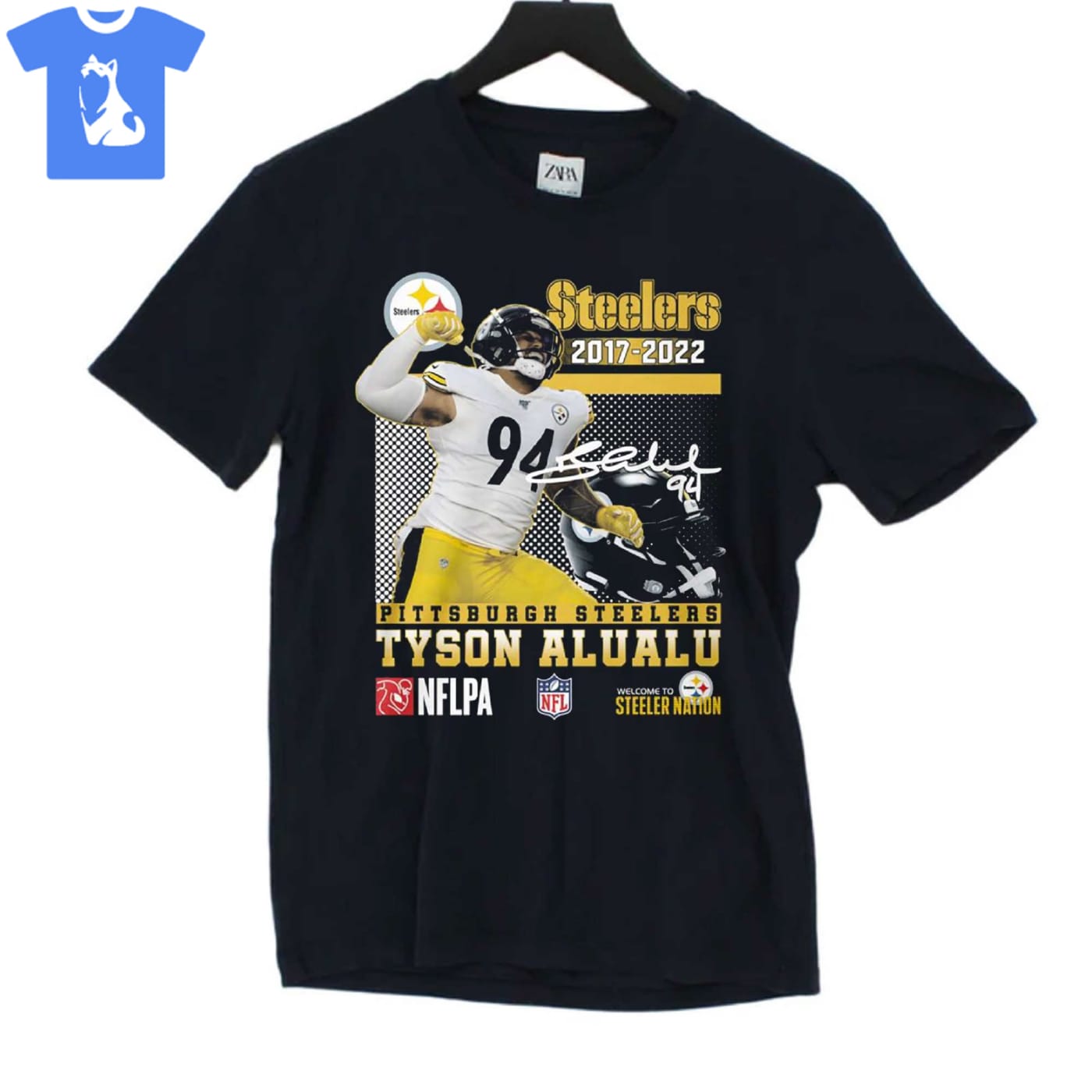 Steelers 2017-2022 Tyson Alualu Shirt