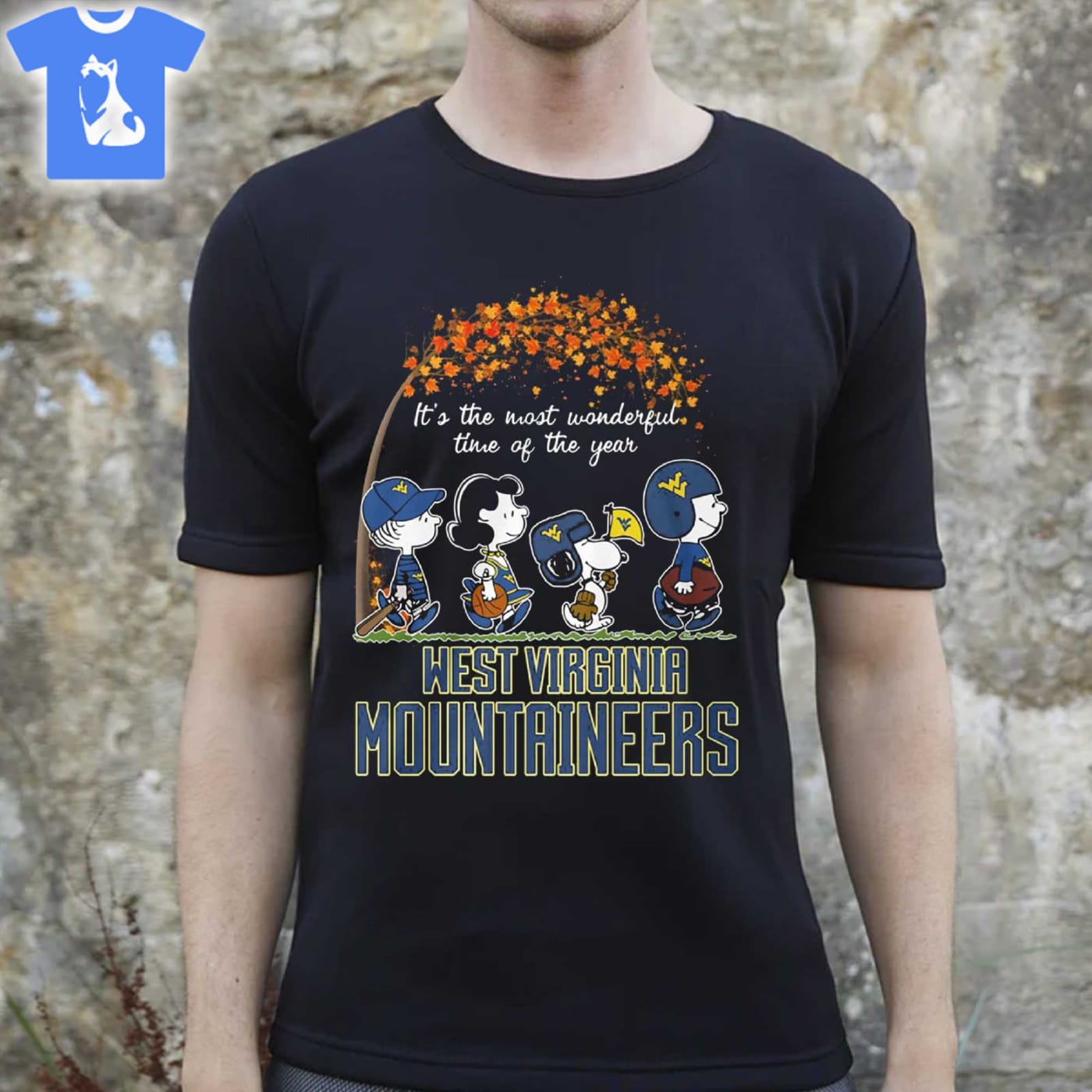 West Virginia Mountaineers The Most Wonderful Time Of The Year T-shirt Sweatshirt Hoodie