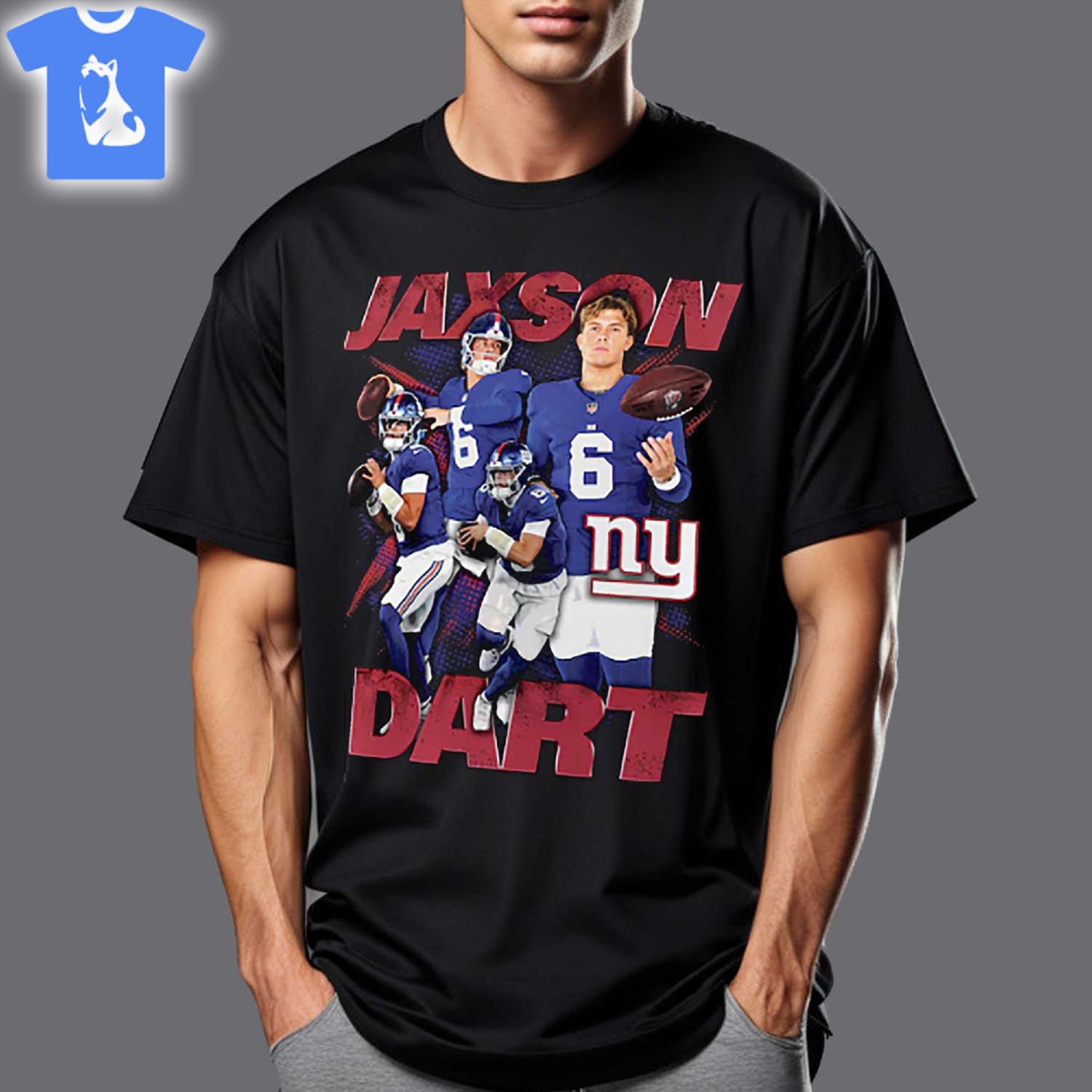 Jaxson Dart New York Giants Notorious Graphic T-shirt Sweatshirt Hoodie