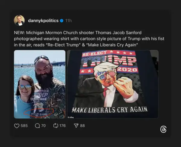 thomas jacob sanford trump make liberals cry again shirt