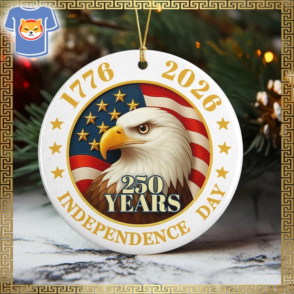 250 Years Of America Ceramic Ornament Independence Day Gift 250 Years Of America Ceramic Ornament Independence Day Gift