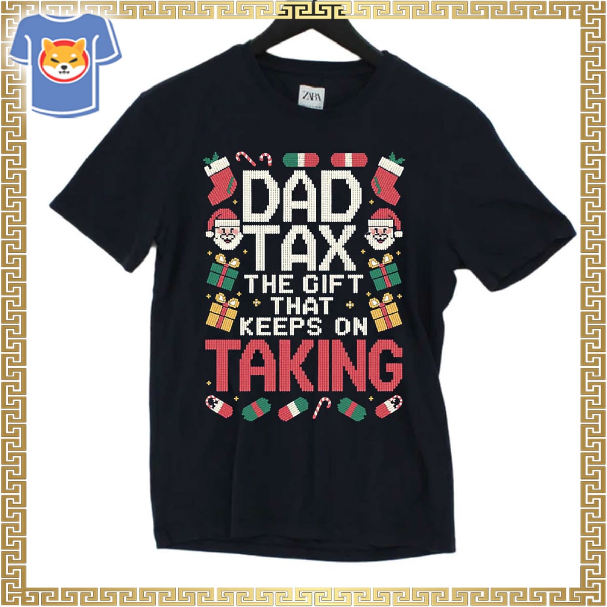 Dad Tax The Gift That Keeps On Ugly Christmas Sweater Dad Tax The Gift That Keeps On Ugly Christmas Sweater