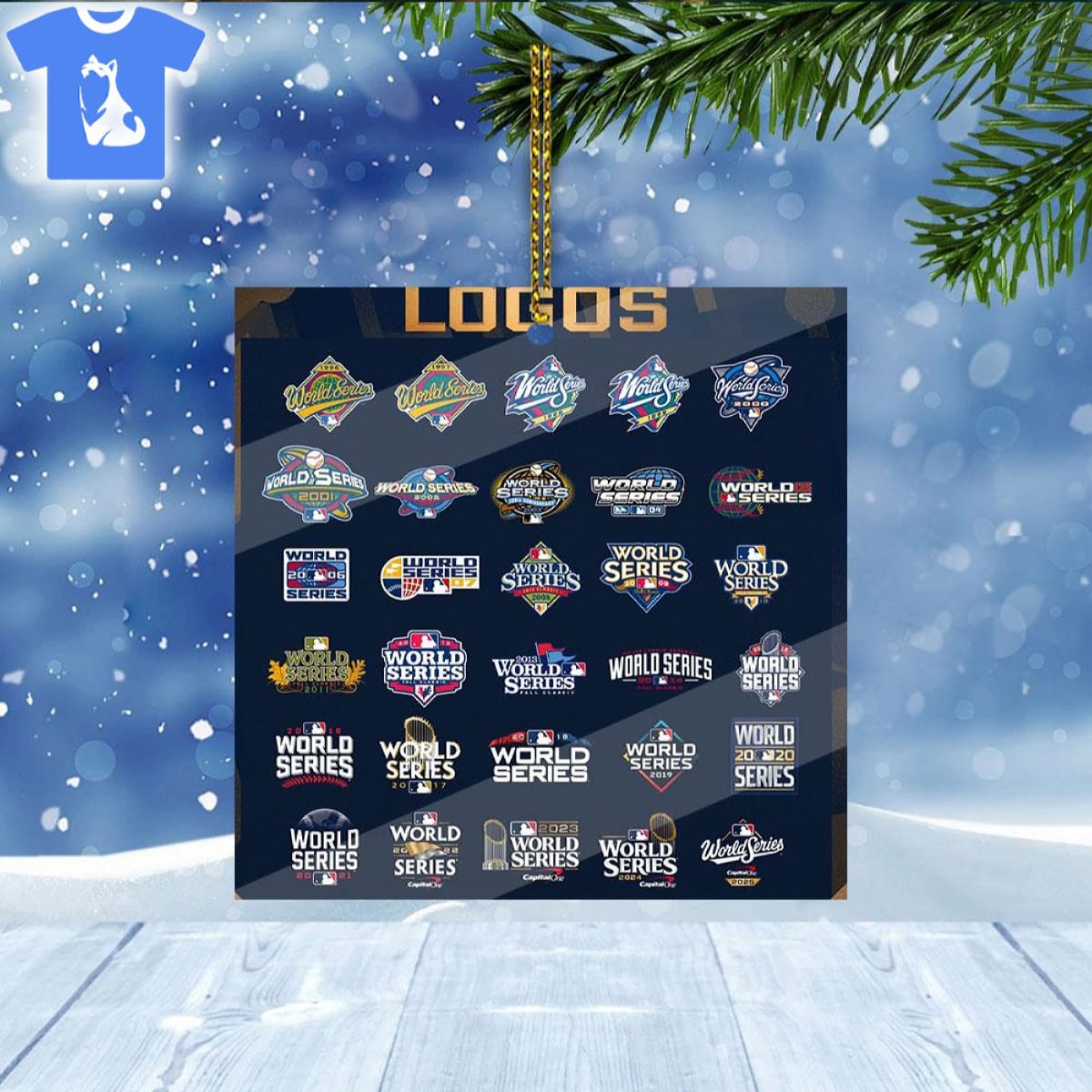 Last 30 World Series Logo Ornament Last 30 World Series Logo Ornament