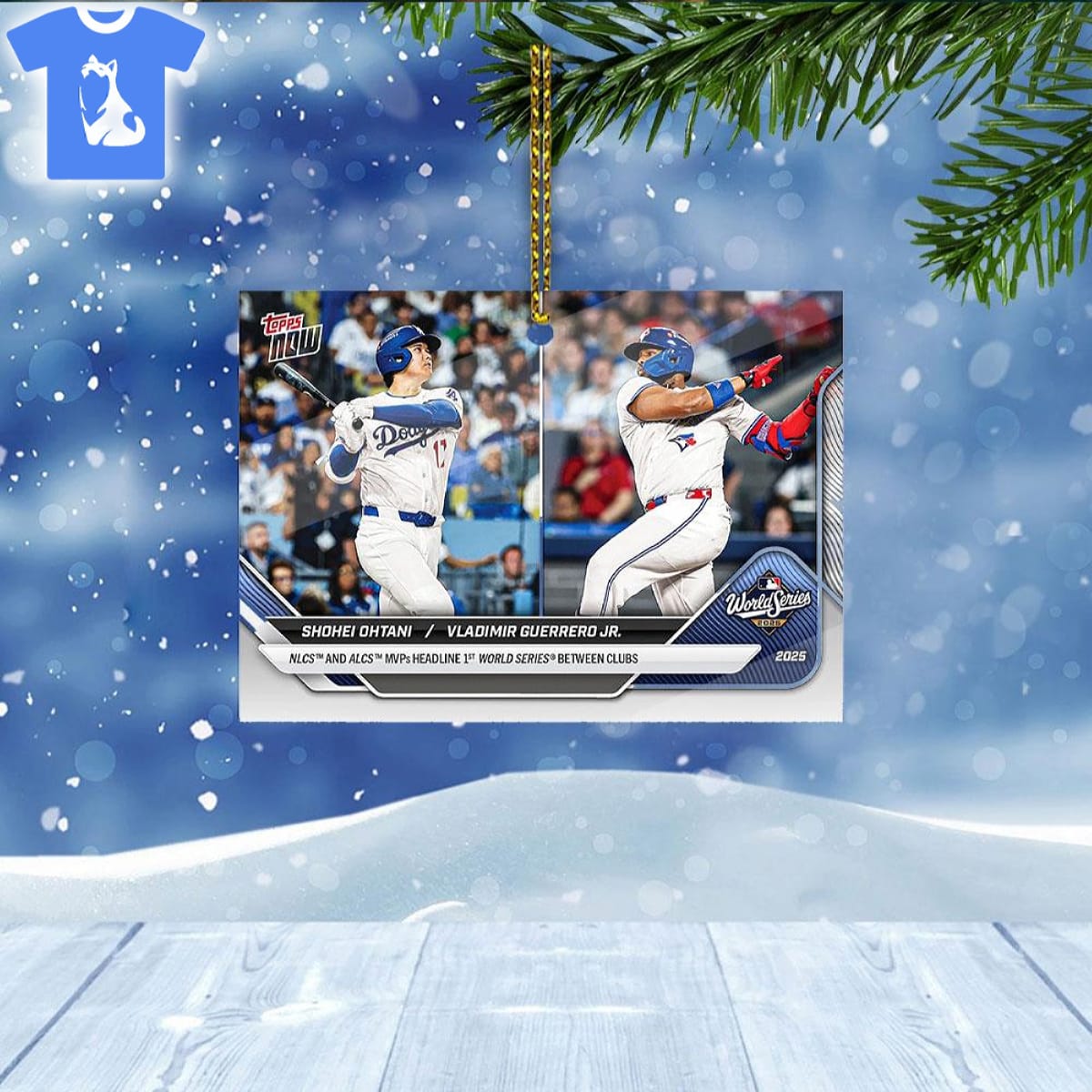 Shohei Ohtani Vs Vladimir Guerrero Jr 2025 Mlb Ornament Shohei Ohtani Vs Vladimir Guerrero Jr 2025 Mlb Ornament