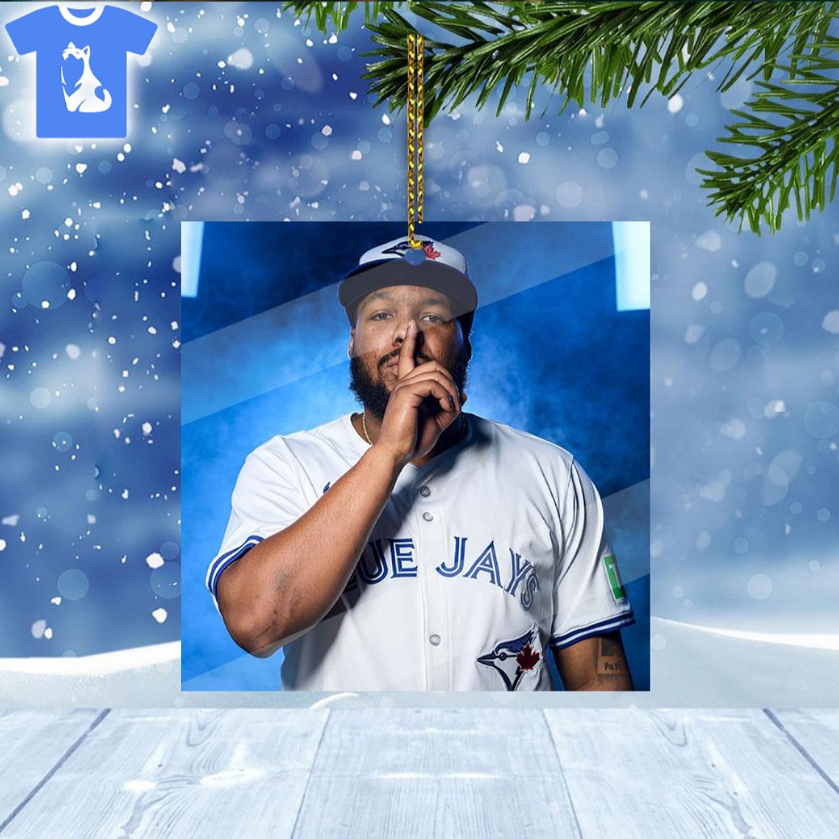 Vladimir Guerrero Jr Toronto Blue Jays 2025 World Series Ornament Vladimir Guerrero Jr Toronto Blue Jays 2025 World Series Ornament