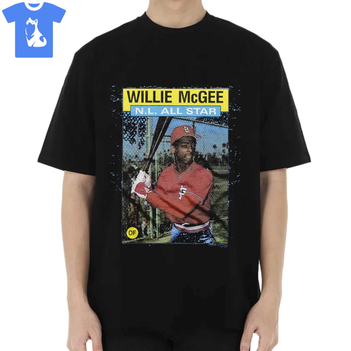 1986 Topps Baseball Willie Mcgee Cardinals Shirt Sweatshirt Hoodie