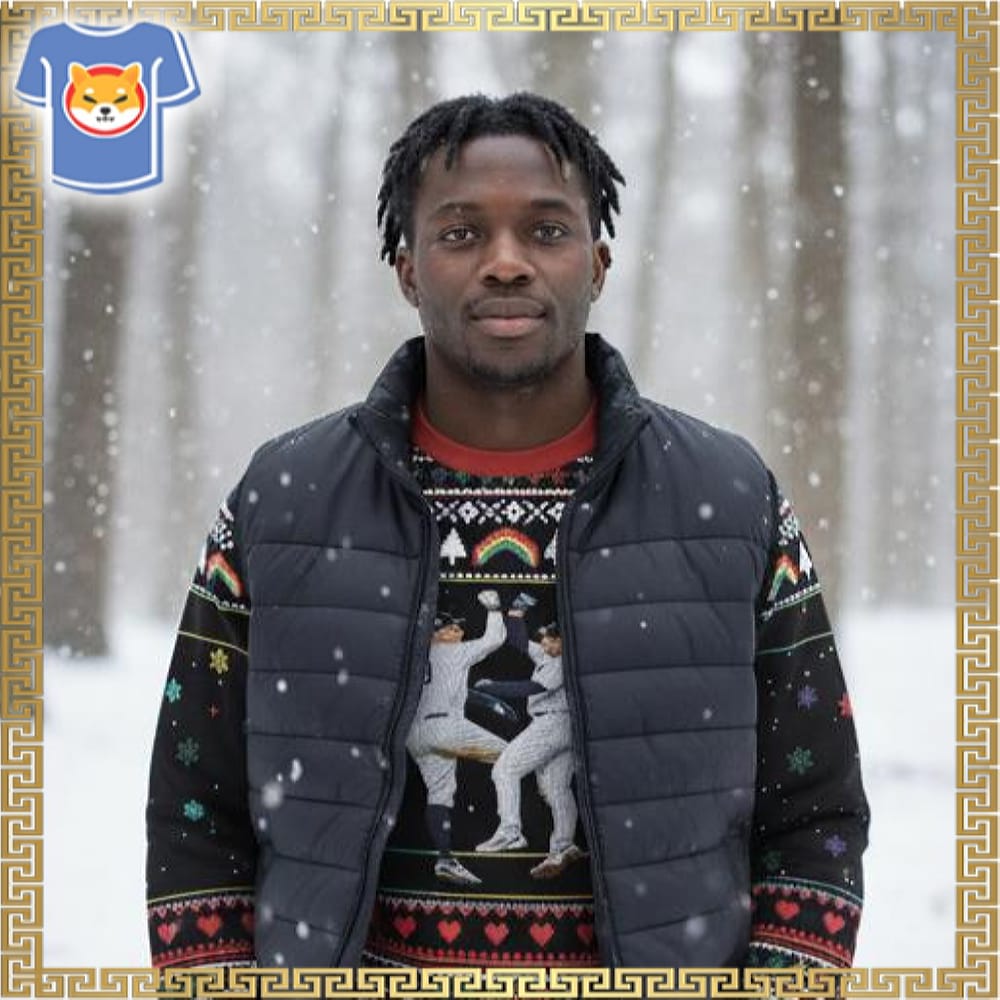 2025 Aaron Judge And Anthony Rizzo Ny Yankees Ugly Christmas Sweater