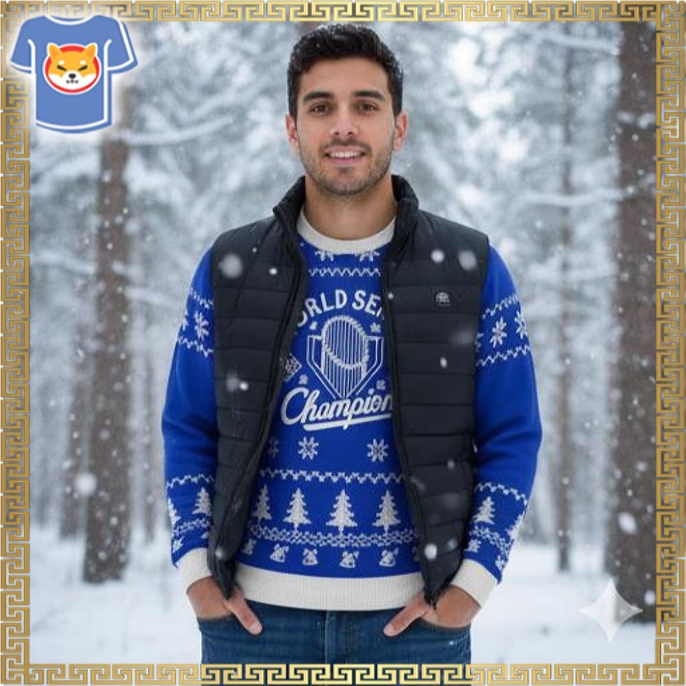 2025 Dodgers World Series We Rule October Back To Back Ugly Sweater