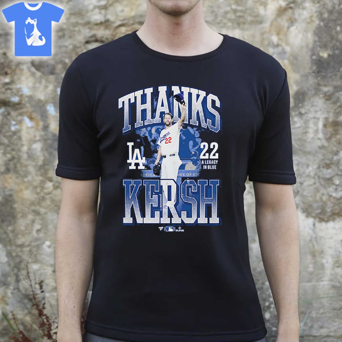 Clayton Kershaw Los Angeles Dodgers Thanks Kersh T-shirt Clayton Kershaw Los Angeles Dodgers Thanks Kersh T-shirt