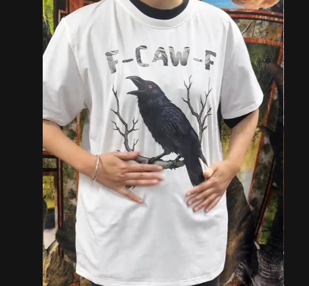 f-caw-f shirt meaning