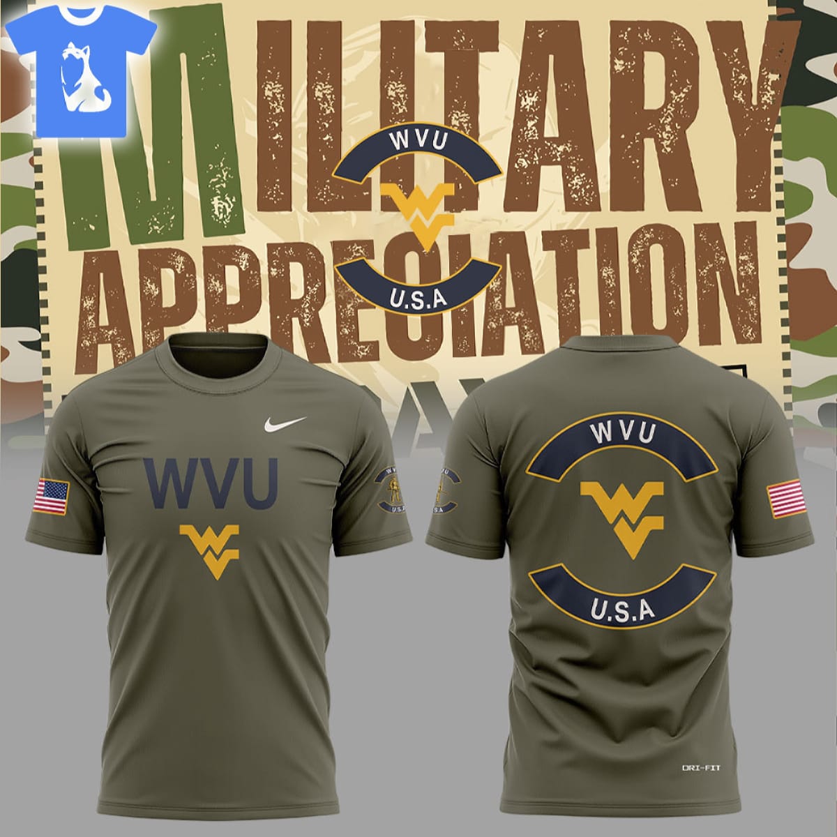 West Virginia Military Appreciation 2025 Shirt