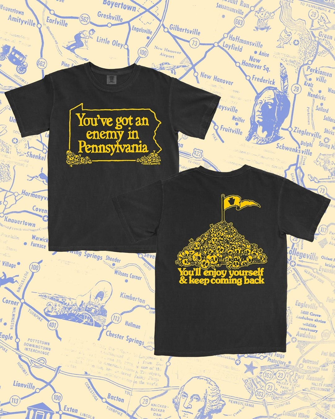 You've got an enemy in pennsylvania shirt meaning